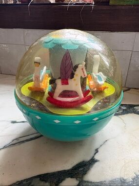 Vintage Fisher Price Roly Poly Chime Ball